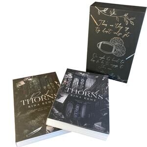26 Eternal Embers Book Box Thorns Duet (2-book set) by Rina Kent UNREAD +Extras